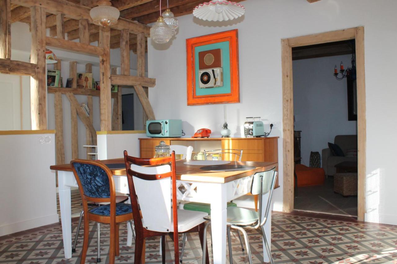 La Ferme De Mon Enfance Villa Villechetif Luaran gambar