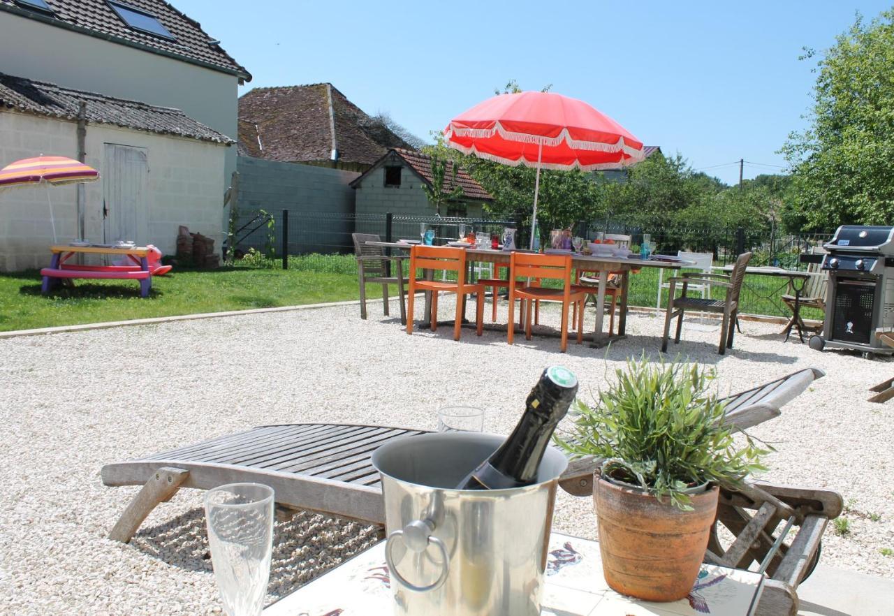 La Ferme De Mon Enfance Villa Villechetif Luaran gambar